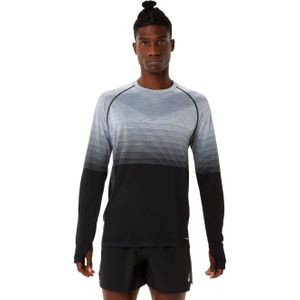 Asics - Seamless Long Sleeve Top - Hardlooptop - Zwart - Naadloze Constructie, ACTIBREEZE Technologie, 50% Gerecycled Materiaal