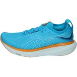 Asics gel-nimbus 25 in de kleur blauw.