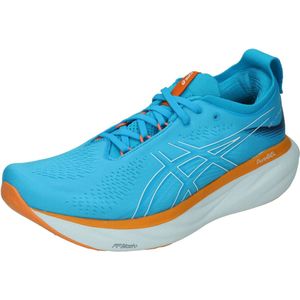 Asics gel-nimbus 25 in de kleur blauw.