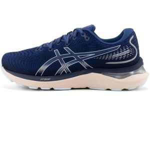 ASICS Cumulus 24 Straatschoenen voor dames Zwart Wit Blauw Indigo Blauw Sky 37 EU