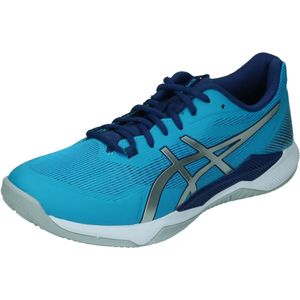 Asics gel-tactic in de kleur blauw.