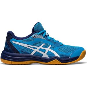 Asics Upcourt 5 Gs Sportschoen Junior Blauw Maat 34,5