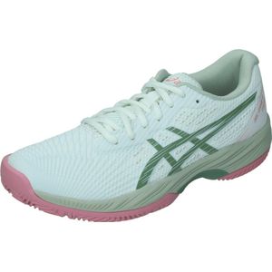 Women's White And Pink Asics Gel-game 9 Padel 1042a210-102