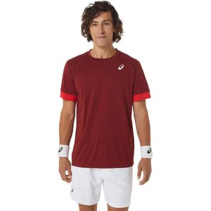 Asics T-Shirt Court SS Top Heren Rood