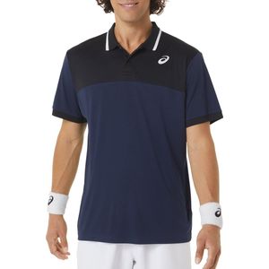 ASICS Court Polo Herren in dunkelblau, Größe: S