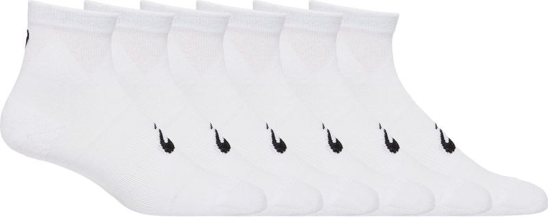 Asics - Quarter Socks - Unisex - Wit - Katoenmix - Pak van 6 Paar