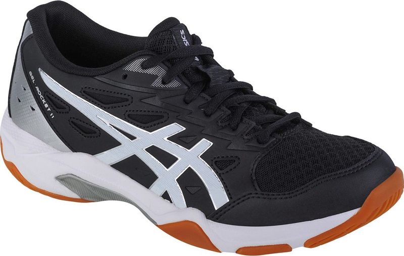 Asics - Gel-Rocket 11 - Schoenen - Zwart - Ademend Bovenmateriaal