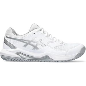 ASICS Gel-Dedicate 8 Clay Sneakers voor dames, Wit Pure Silver, 36 EU