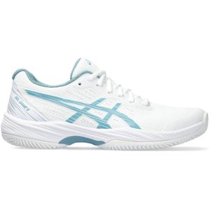 ASICS Gel-Game 9 Clay/Oc Sneaker voor dames, Wit Gris Blauw, 40 EU