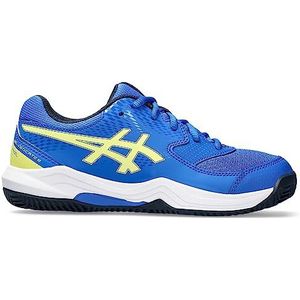 ASICS Gel-Dedicate 8 Padel GS Sneakers, Illusion Blue/Glow Yellow, 37 EU, Illusion Blue Glow Yellow