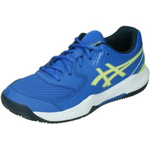 Asics gel-dedicate 8 padel gs in de kleur blauw.