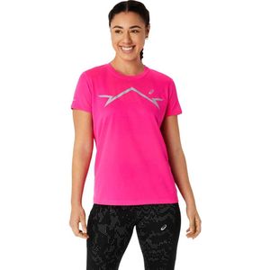 Asics Lite-show T-shirt Met Korte Mouwen Roze XS Vrouw
