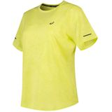 Asics Metarun Pattern T-shirt Met Korte Mouwen Geel S Vrouw
