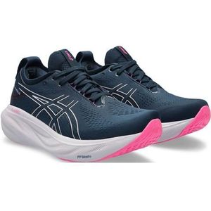 Asics gel-nimbus 25 in de kleur marine.