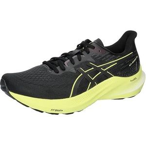 ASICS GT 2000 12 Hardloopschoenen voor heren, beige, geel, Black Glow Yellow, 39 EU