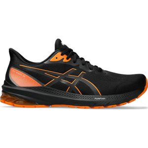 ASICS Gt-1000 12 GTX Sneakers voor heren, Black Bright Orange, 40 EU