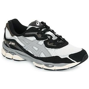 Asicsvoor mannen. 1201A789 Trainers Gel NYC grijs, zwart (47), Plat, Veters, Casual, Sportief, Running, Meerdere sporten