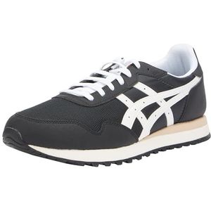 ASICS Heren Tiger Runner II sneakers, 41,5 EU, Black Cream, 41.5 EU