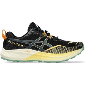 ASICS Fuji Lite 4 Trailschuh Herren - Schwarz, Orange, Größe 44
