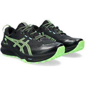 ASICS Gel-Trabuco 12 GTX sneakers voor heren, 42,5 EU, Black Illuminate Green, 42.5 EU
