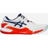 ASICS Gel-Resolution 9 Clay Sneakers voor heren, 42,5 EU, Wit Blauw Uitbreiding, 42.5 EU