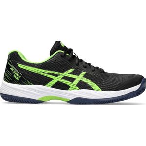 ASICS Heren Gel-Game 9 Padel Sneaker, 9.5 UK, Zwarte Elektrische Limoen, 44.5 EU