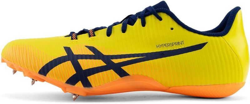 Asics Hypersprint 8 Herensneakers, 43,5 EU, Bright Yellow Blue Expanse, 43.5 EU