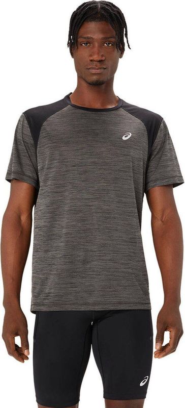ASICS Road Laufshirt Herren - Schwarz, Größe M