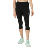 ASICS - Road High Waist Capri - Hardloopbroek - Zwart - Ventilerend Materiaal