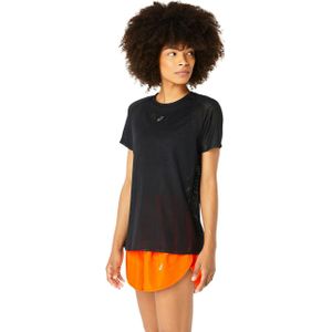 Asics Womens Metarun S/S Top Hardloopshirt (Dames |zwart)