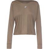 ASICS - Nagino Run Shirt - Hardloopshirt - Zwart - Gerecycled Polyester