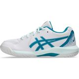 ASICS - Gel-dedicate 8 - Tennisschoenen - Wit/Turquoise - Bovenwerk van Mesh