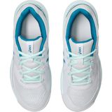 ASICS - Gel-dedicate 8 - Tennisschoenen - Wit/Turquoise - Bovenwerk van Mesh