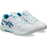 ASICS - Gel-dedicate 8 - Tennisschoenen - Wit/Turquoise - Bovenwerk van Mesh