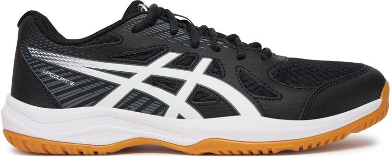 Asics - Upcourt 6 - Badmintonschoenen - Zwart - Synthetisch