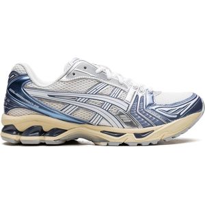 ASICS Gel-Kayano 14 - Cream Metallic Blauw - Hardloopschoenen
