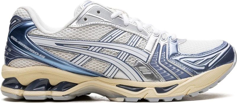 ASICS Gel-Kayano 14 - Cream Metallic Blauw - Hardloopschoenen