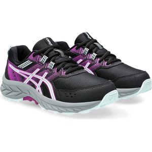 ASICS Pre Venture 9 Gs Sneaker voor jongens, Zwarte Kalmerende Zee, 38 EU