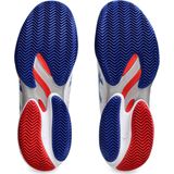 Asics Court FF 3 Novak Clay - Herensneakers - Wit ASICS Blauw