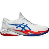 Asics Court FF 3 Novak Clay - Herensneakers - Wit ASICS Blauw