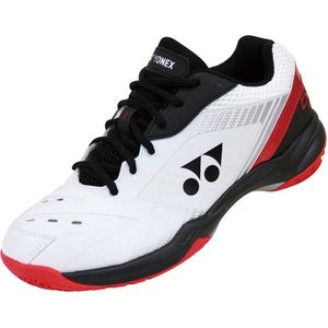 YONEX Power Control 65 X3 Indoorschoenen - White / Red - Heren - EU 40