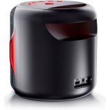 SHARP PS-921 (BK) Partylautsprecher, 14 Stunden Wiedergabezeit, Bluetooth, TWS: Koppeln eines weiteren Gerätes, Multicolor-Lichtshow mit verschiedenen Modi, Ultra-Bass-Einstellung, 130 Watt, schwarz