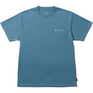 Snow Peak - Logo T-Shirt - Blauw - Gerecycled Polyester