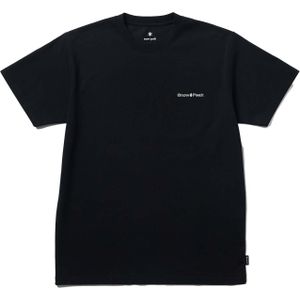 Snow Peak - Warm Oneself T-Shirt - Zwart - Heren - Gerecycled Polyester