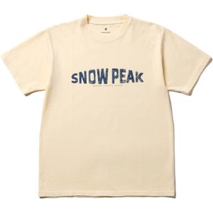 Snow Peak - Recycled Cotton Dyed T-Shirt SP Ivory - T-shirt - Beige