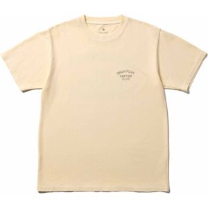 Snow Peak - Recycled Cotton Dyed T-Shirt - Light Beige - Heren - Katoen