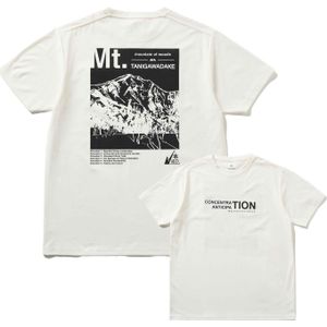 Snow Peak - MofM Mt Tanigawa T-Shirt - Off White - Uniseks T-shirt