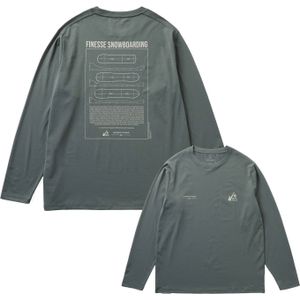 Snow Peak - MofM Satoyama Long Sleeve T-Shirt - Groen - T-shirt