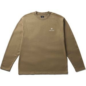 Snow Peak - NSD Logo LS T-Shirt - Olive - Heren - Katoen