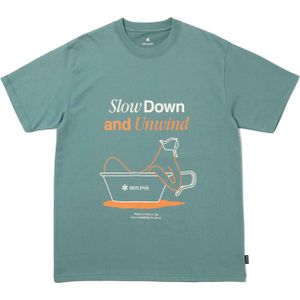 Snow Peak - Relaxation T-Shirt - Lichtgroen - Heren - Katoen